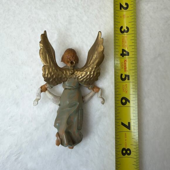 6PC Fontanini 5" Nativity Figurines Baby Jesus, Mary, Joseph, Jeremiah, Angel - Picture 3 of 16